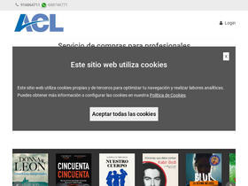 'almacencentraldelibreria.com' screenshot