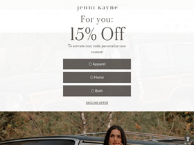 'jennikayne.com' screenshot