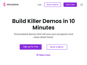 'storylane.io' screenshot