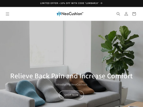 NeoCushion website screenshot