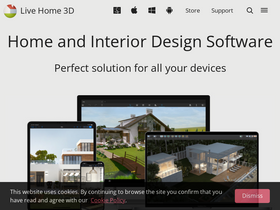 'livehome3d.com' screenshot