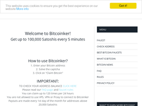 'bitcoinker.com' screenshot