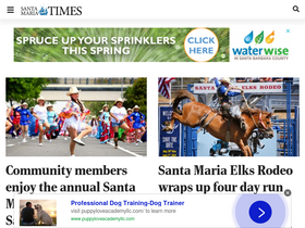 'santamariatimes.com' screenshot