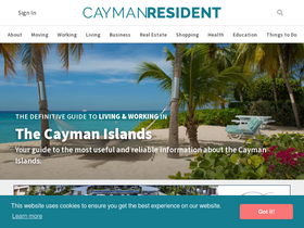 'caymanresident.com' screenshot