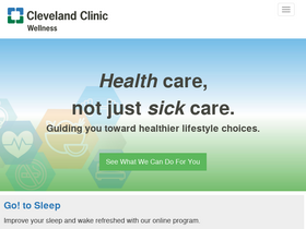 'ecoaching.clevelandclinicwellness.com' screenshot