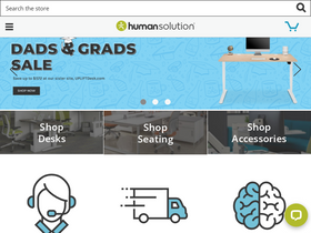 'thehumansolution.com' screenshot
