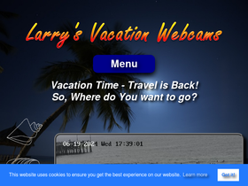 'larrysvacationwebcams.com' screenshot