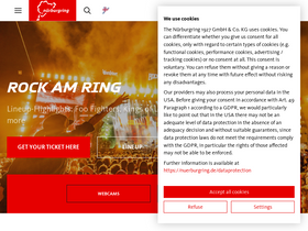 'nuerburgring.de' screenshot