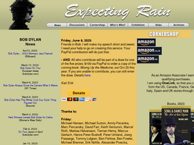 'expectingrain.com' screenshot