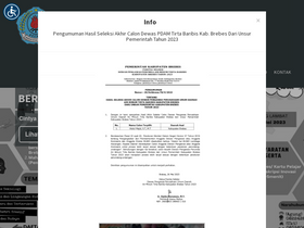 'brebeskab.go.id' screenshot