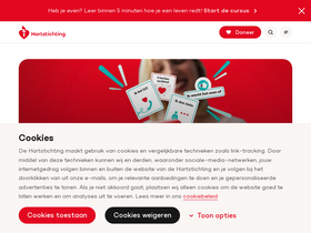 'hartstichting.nl' screenshot