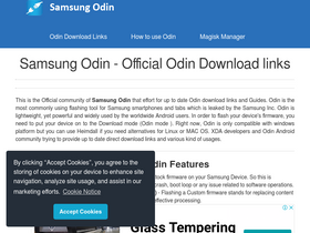 'samsungodin.com' screenshot