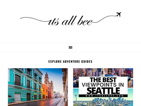 'itsallbee.com' screenshot