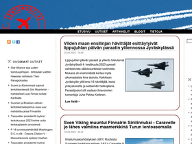 'lentoposti.fi' screenshot