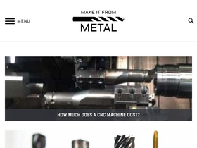 'makeitfrommetal.com' screenshot