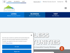 'wicklow.ie' screenshot