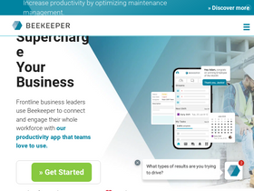 'beekeeper.io' screenshot