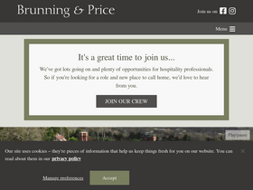 'brunningandprice.co.uk' screenshot