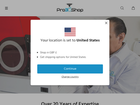 pro3dshop.com homepage screenshot
