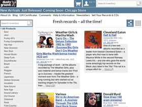 'dustygroove.com' screenshot