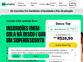 'descomplica.com.br' screenshot