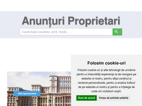 'apartamentelavanzare.ro' screenshot