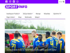 'sportinfo.az' screenshot