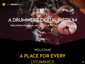 'thedrumninja.com' screenshot