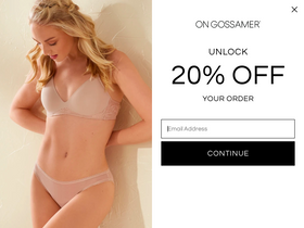 OnGossamer- Shop the Official Site homepage screenshot