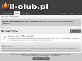 'oilclub.pl' screenshot