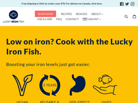 luckyironfish.com homepage screenshot