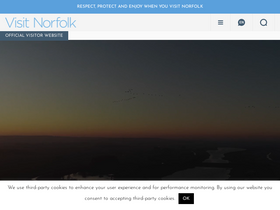 'visitnorfolk.co.uk' screenshot