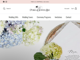 thepolkadottedbee.com homepage screenshot