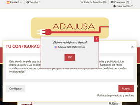 'adajusa.es' screenshot