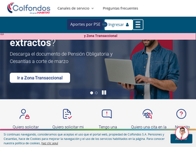 'colfondos.com.co' screenshot