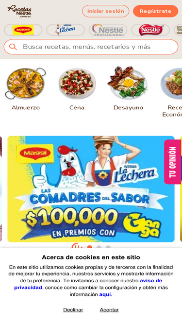 recetasnestle.com.ec