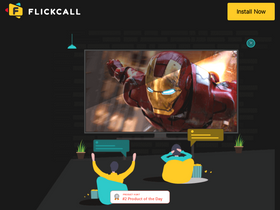 'flickcall.com' screenshot