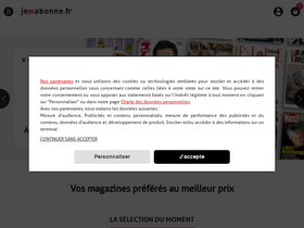 'jemabonne.fr' screenshot