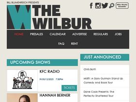 'thewilbur.com' screenshot