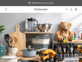 faithlandinc.com homepage screenshot
