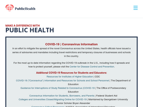 'publichealth.org' screenshot