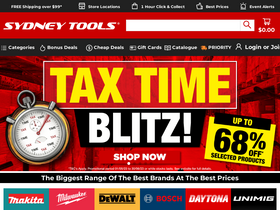 'sydneytools.com.au' screenshot