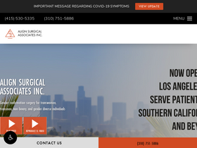 'alignsurgical.com' screenshot