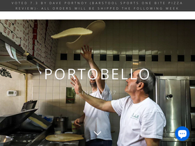portobellofrozenpizza.com homepage screenshot