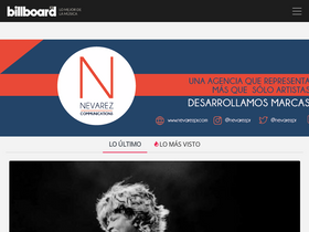 'billboard.com.ar' screenshot