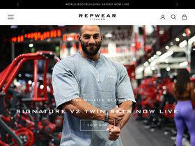 repwearfitness.com homepage screenshot