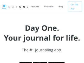 'dayoneapp.com' screenshot