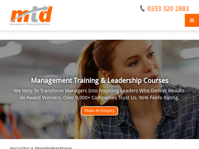 'mtdtraining.com' screenshot