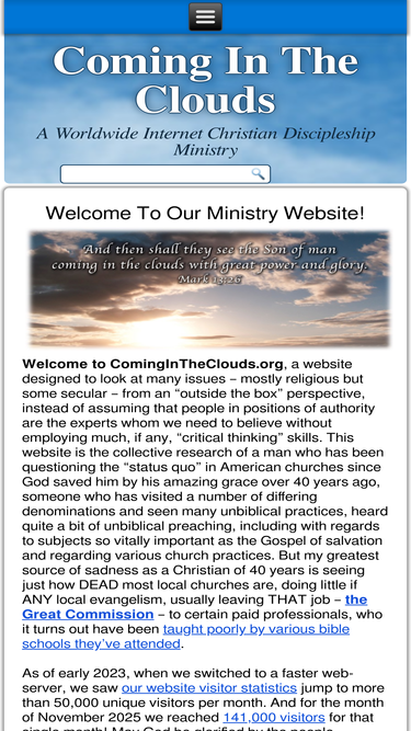 comingintheclouds.org