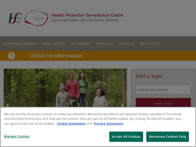 'hpsc.ie' screenshot